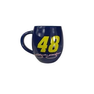 Jimmie Johnson #48 NASCAR‎ Coffee Mug Blue Ceramic Cup Hendrick Motorsports